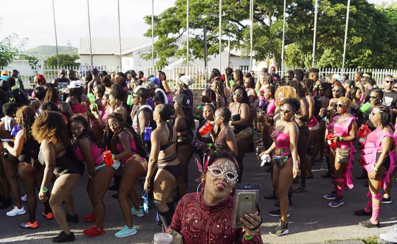 Umzug beim Karneval auf Antigua