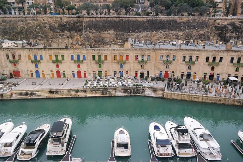 Anleger in Valletta