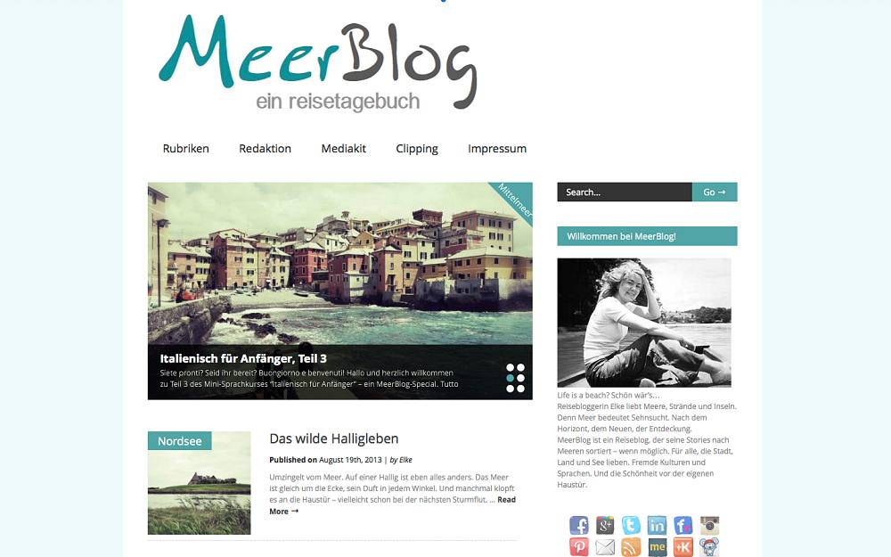 Meerblog beeldschermafdruk